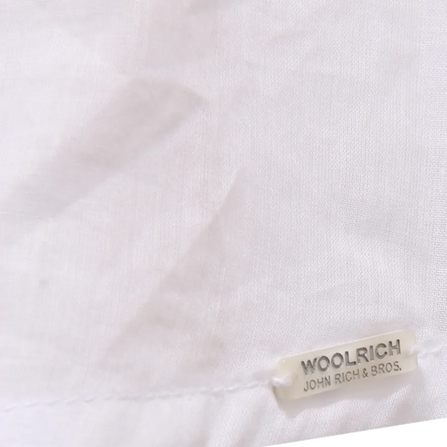 2448AA camicia donna WOOLRICH white cotton shirt woman