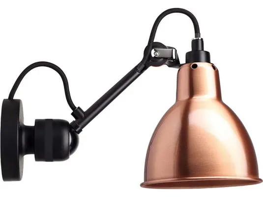 304 Applique da Parete Nero/Rame - Lampe Gras | Acquista online