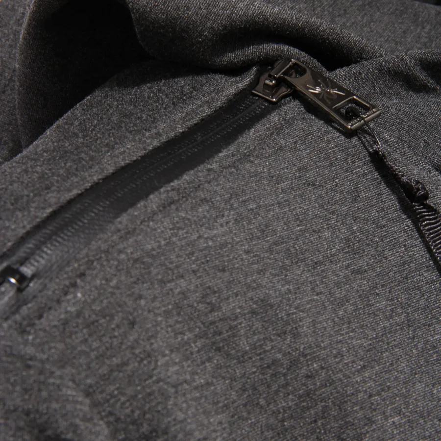 8285K felpa uomo MESSAGERIE dark grey cappuccio sweatshirt man