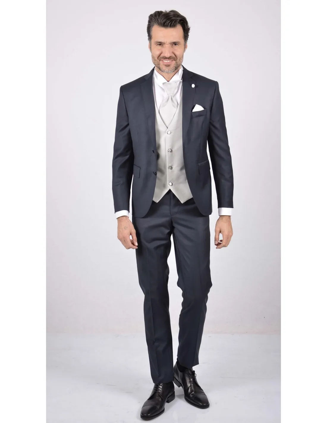Abito Bluette Gilet Grigio