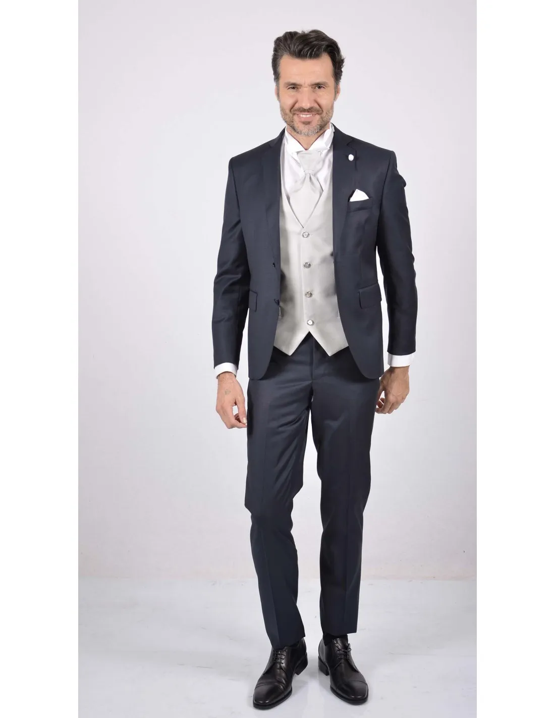 Abito Bluette Gilet Grigio