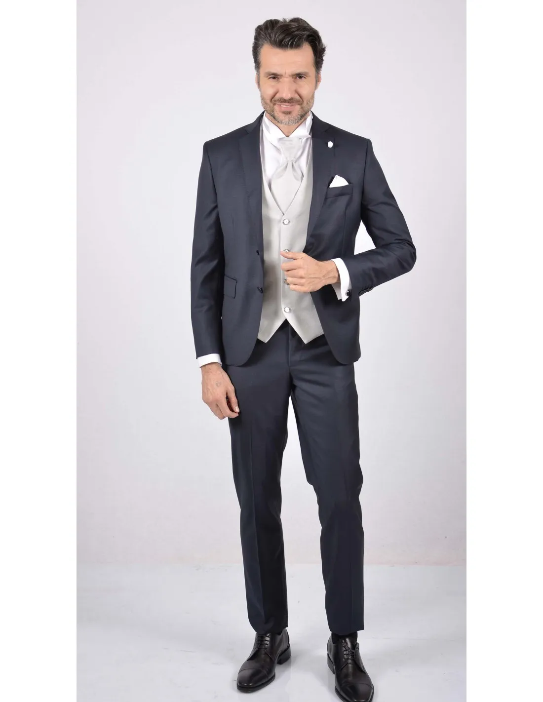 Abito Bluette Gilet Grigio