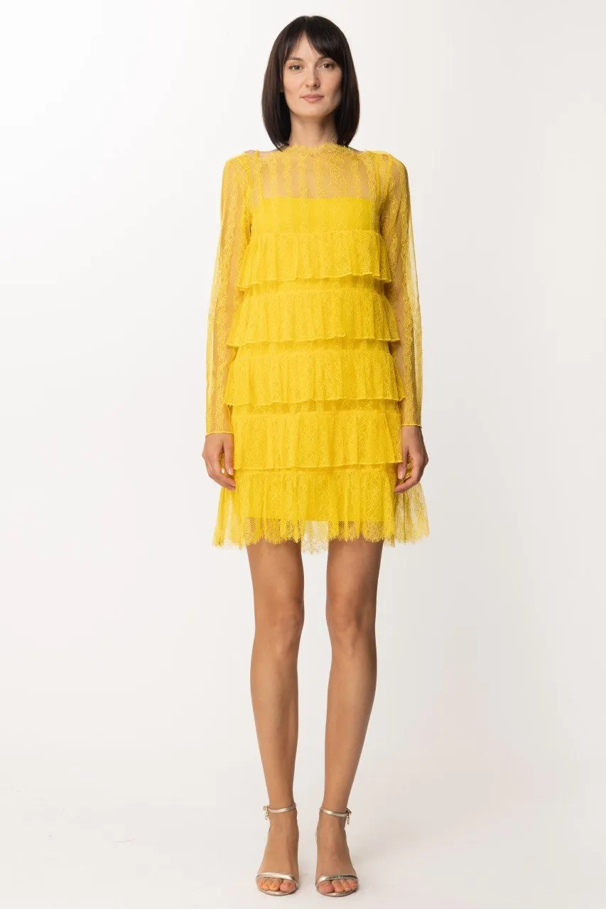 Abito in pizzo a balze LEMON