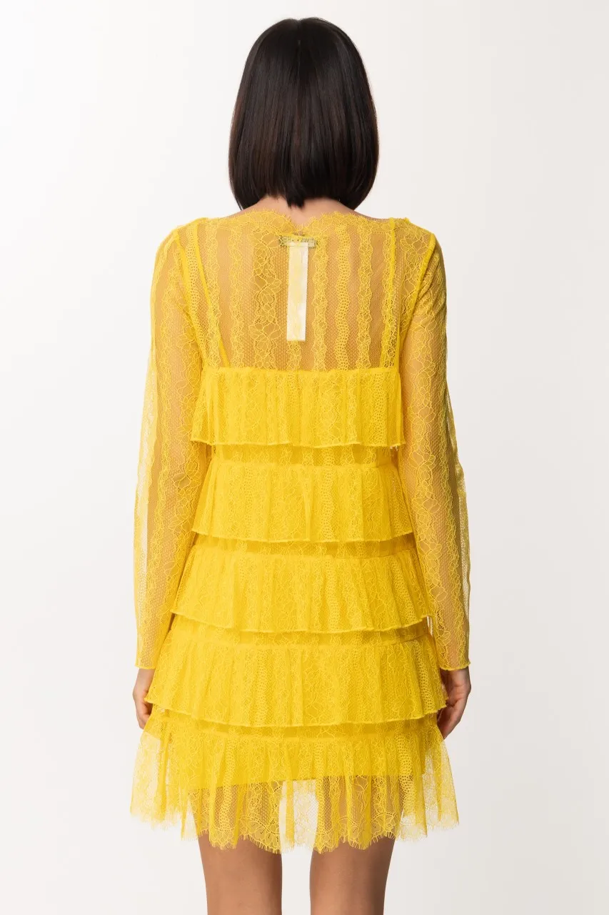 Abito in pizzo a balze LEMON