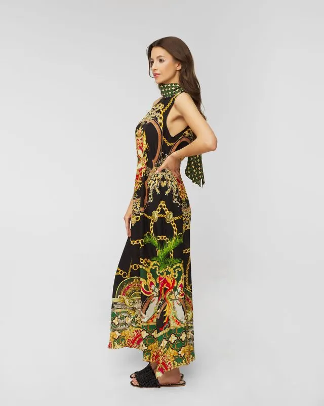 Abito in seta Camilla halter