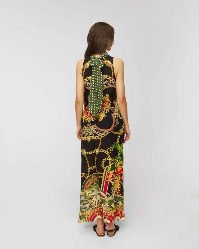 Abito in seta Camilla halter