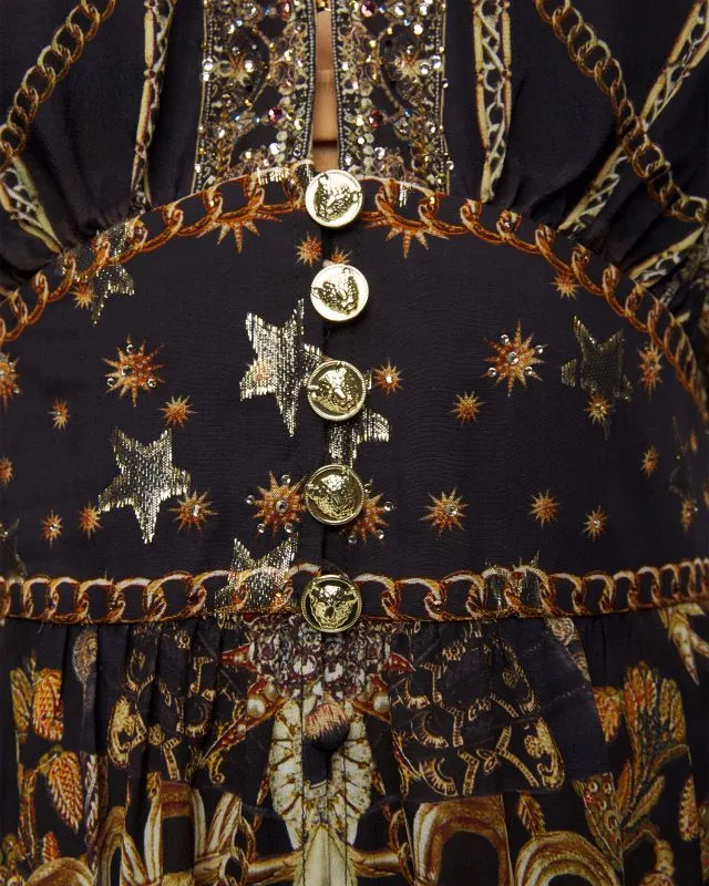 Abito lungo in seta da donna Camilla