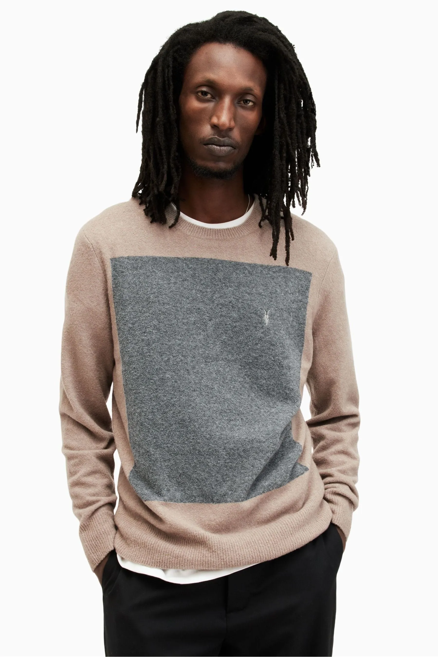 AllSaints - Lobke - Maglia girocollo in maglia
