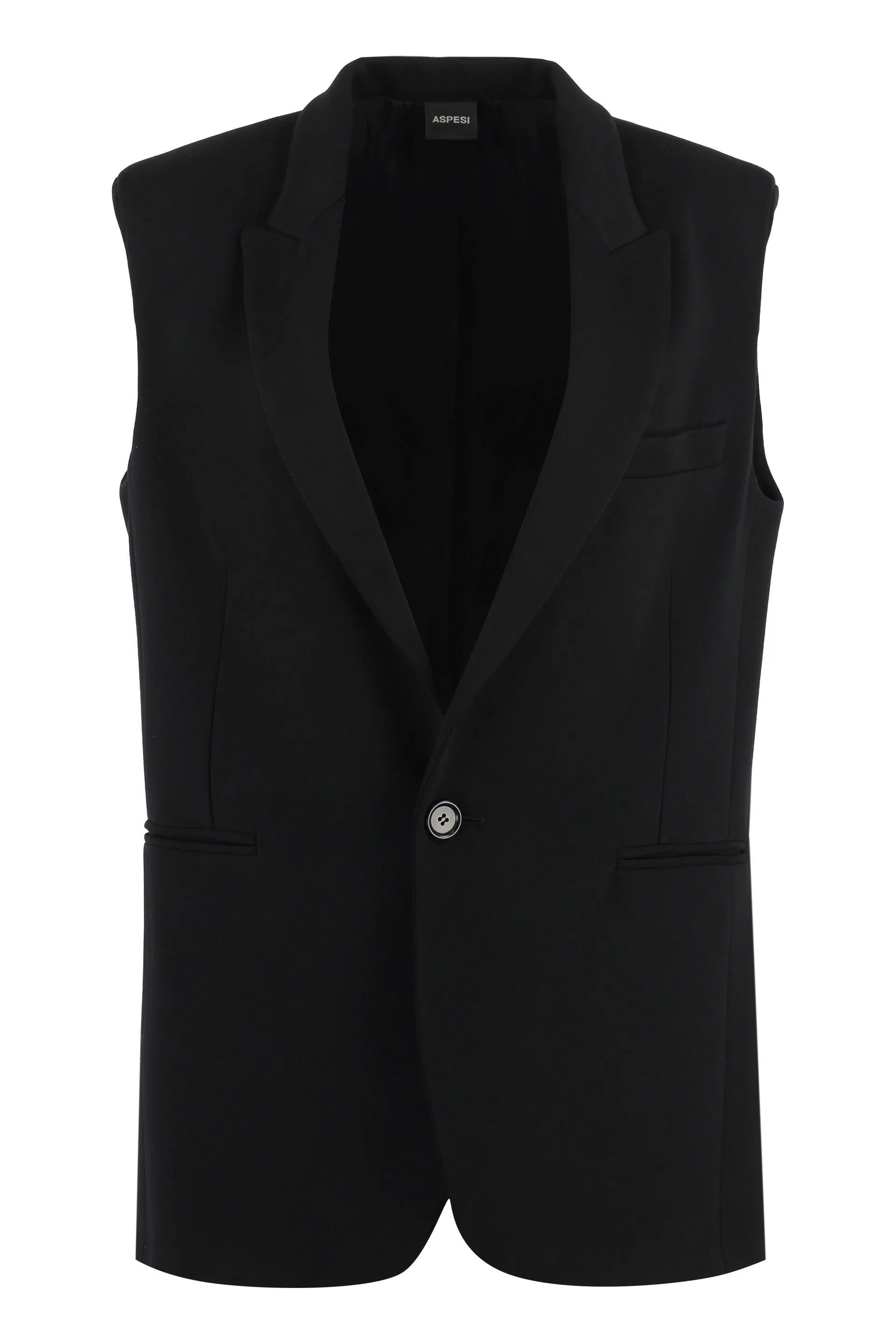 Aspesi Gilet lungo in viscosa