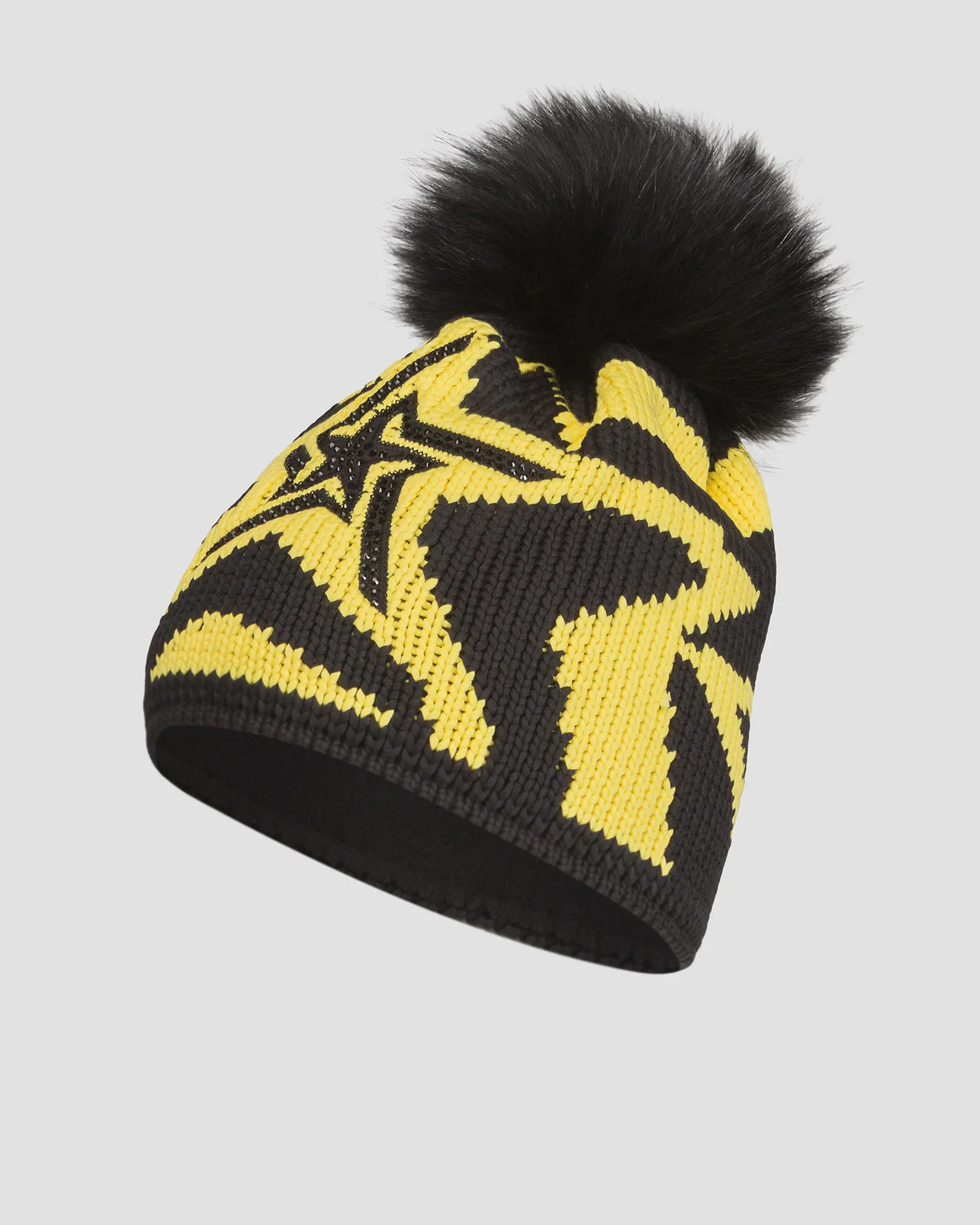 Berretto invernale da donna Sportalm con pompon in pelliccia 1629828831-64