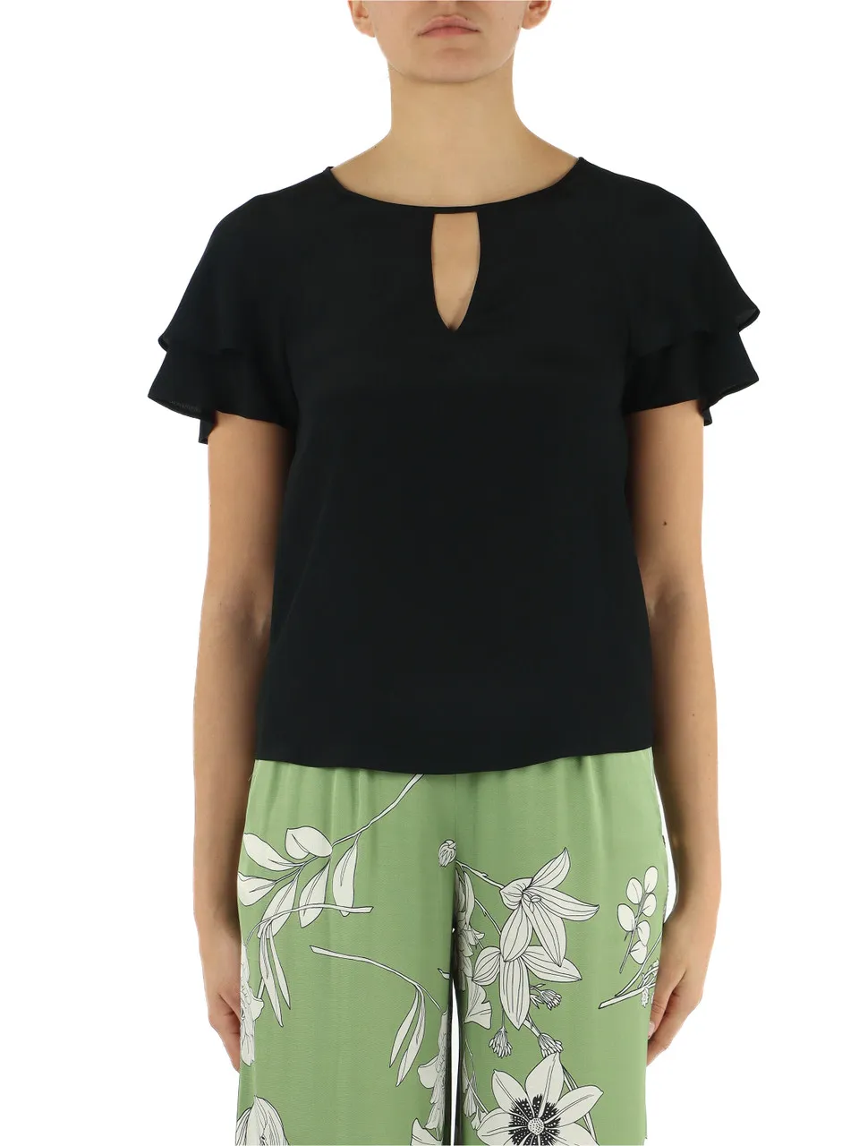 Blusa in misto seta GAFF