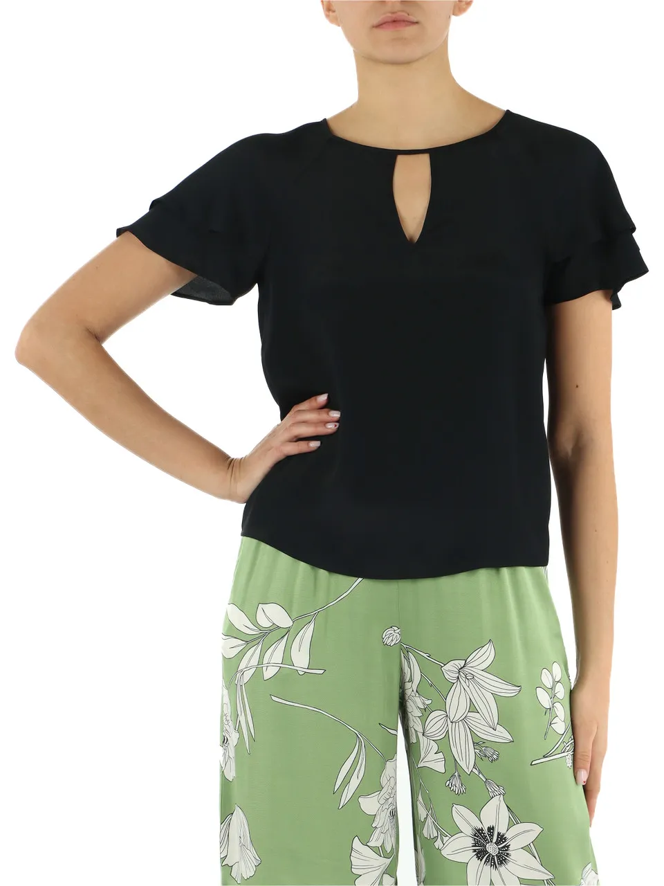 Blusa in misto seta GAFF