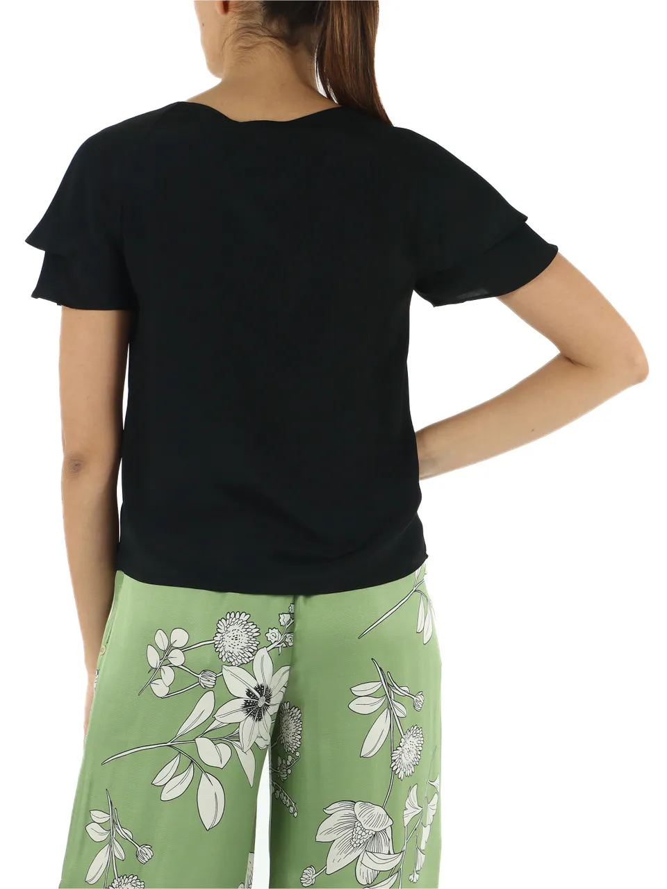Blusa in misto seta GAFF
