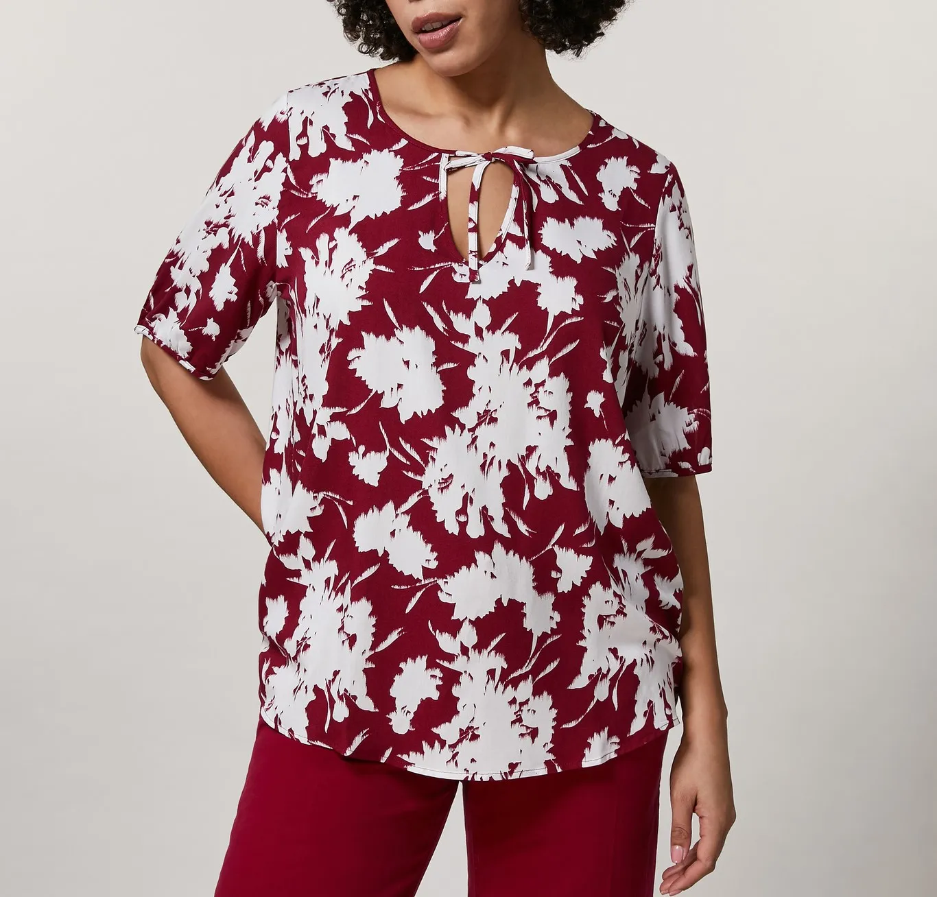 Blusa in Viscosa Stampata