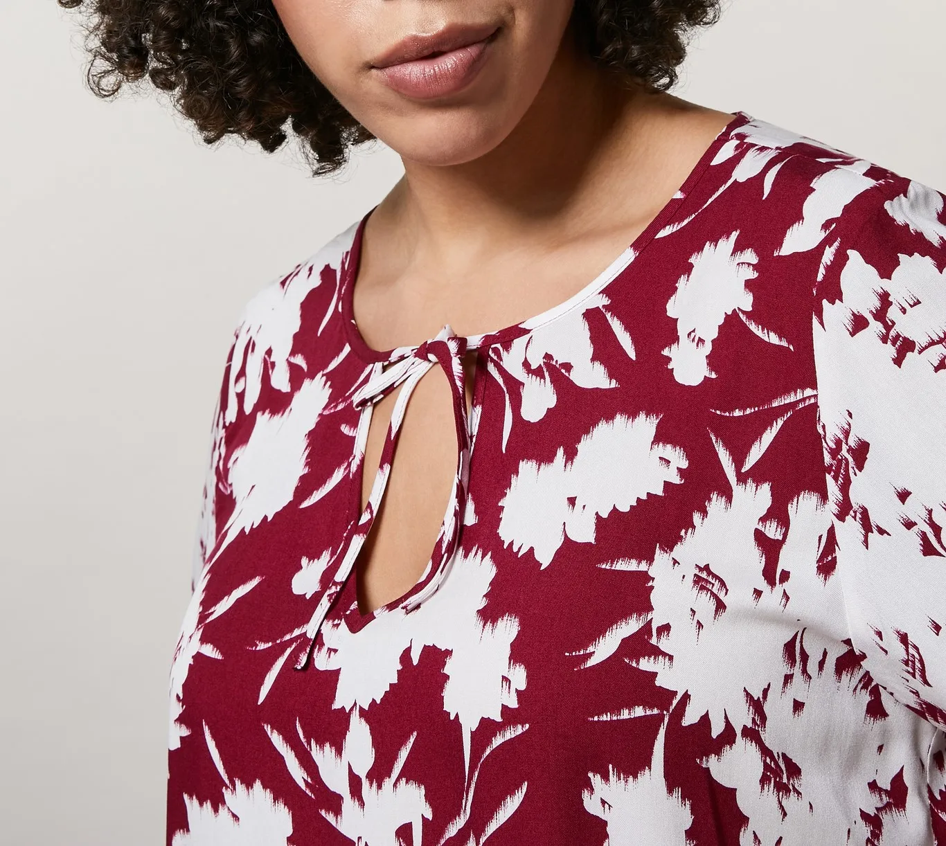 Blusa in Viscosa Stampata