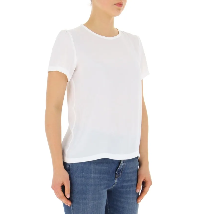 Blusa misto seta