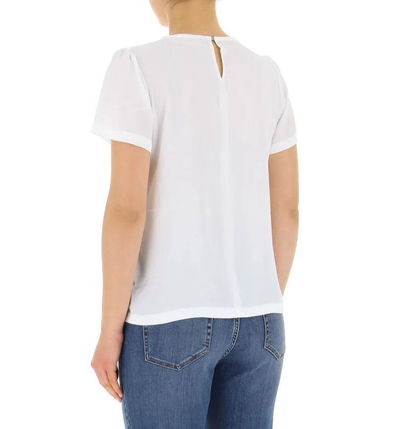 Blusa misto seta