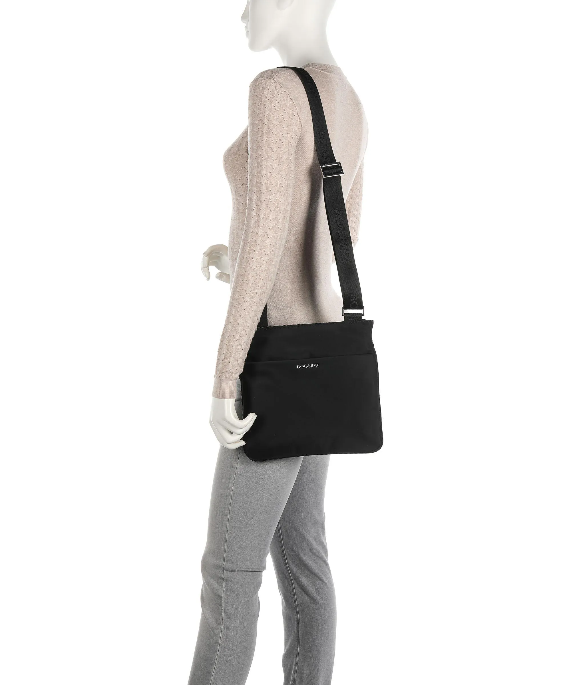  Bogner Klosters Serena Borsa a tracolla nylon nero  