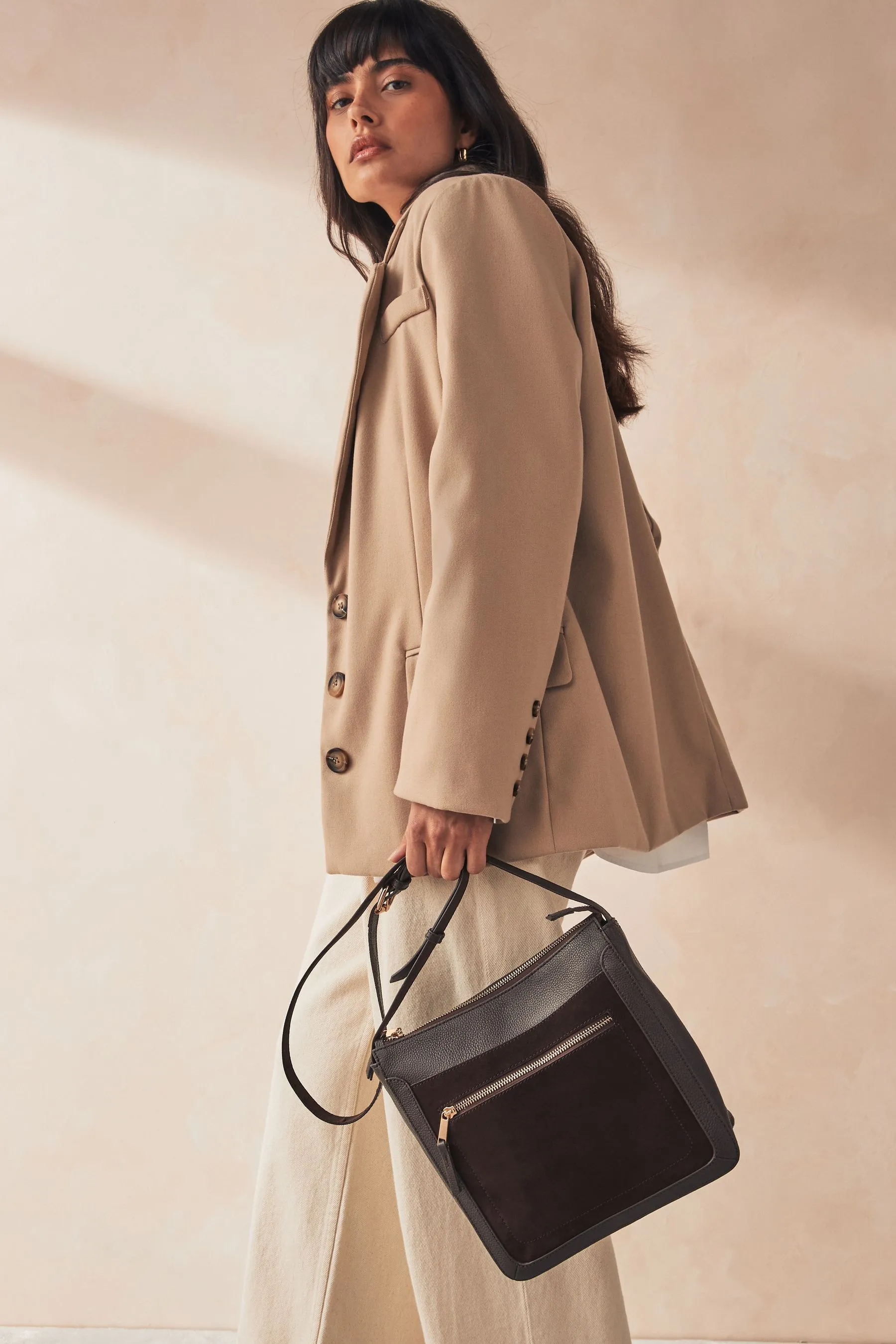 Borsa messenger Borsa da taschino in pelle