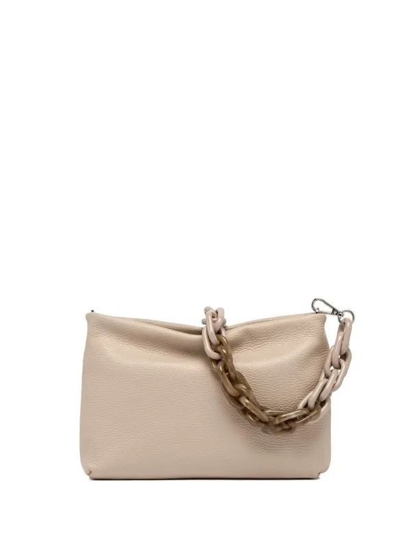 Brenda powder clutch bag with resin chain