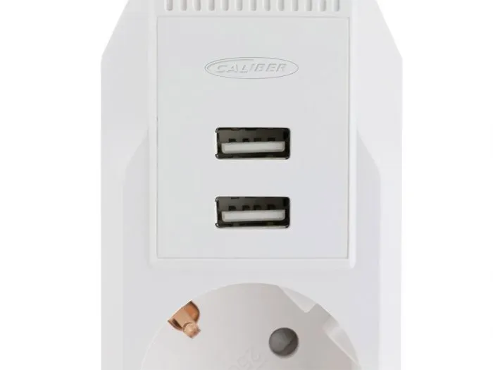 Caliber Powerstrip 3 USB multipresa