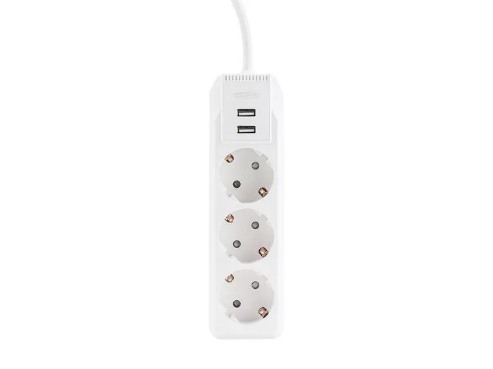 Caliber Powerstrip 3 USB multipresa