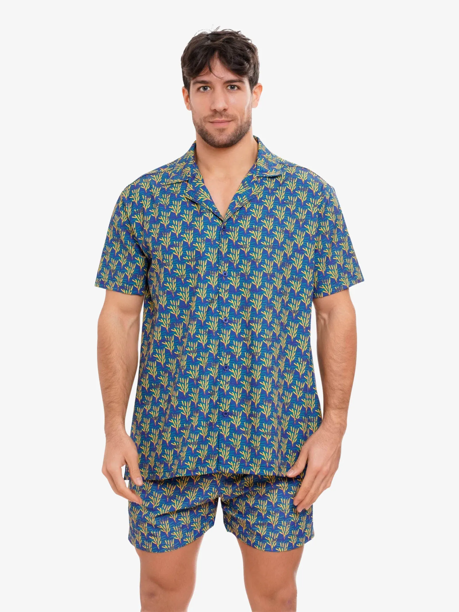 Camicia Bowling con stampa CAMICIA PRINT 24 uomo multicolor