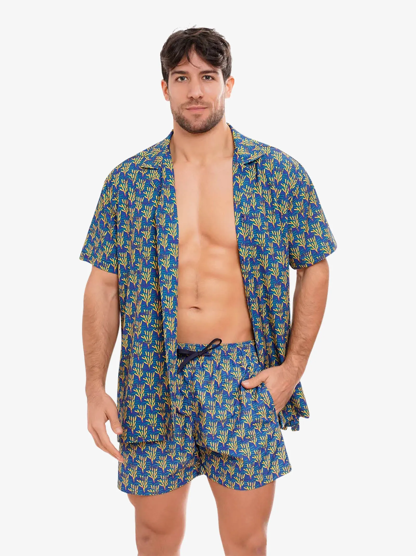 Camicia Bowling con stampa CAMICIA PRINT 24 uomo multicolor