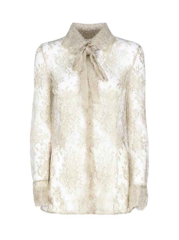 CAMICIA CON DETTAGLI IN PIZZO