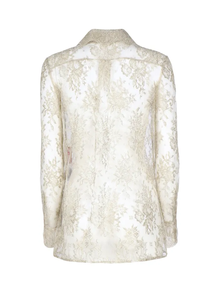 CAMICIA CON DETTAGLI IN PIZZO