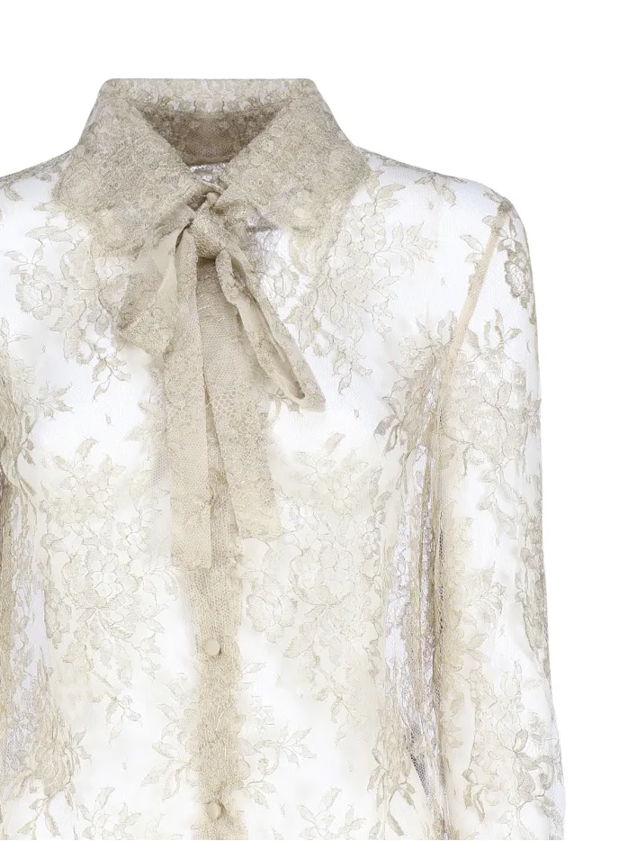 CAMICIA CON DETTAGLI IN PIZZO