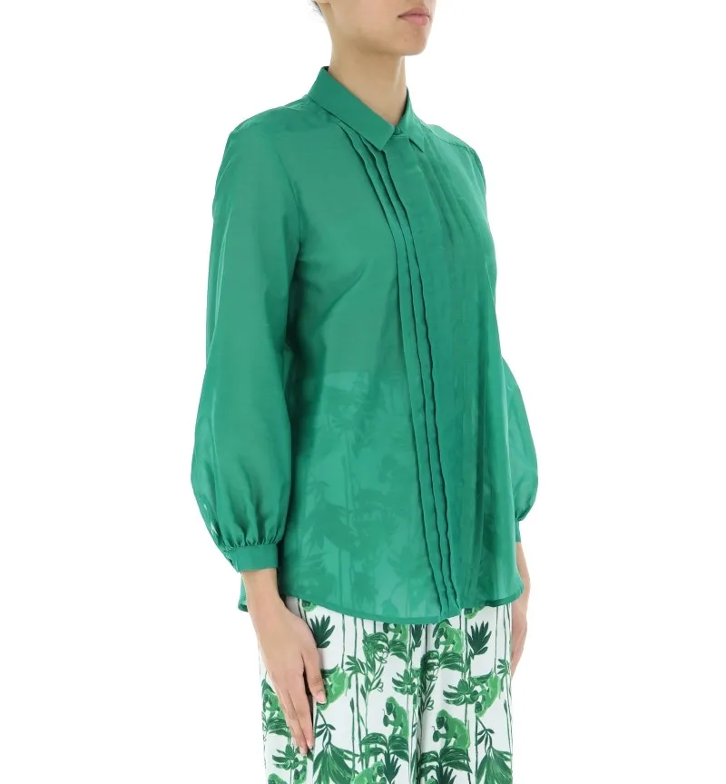 Camicia cotone-seta