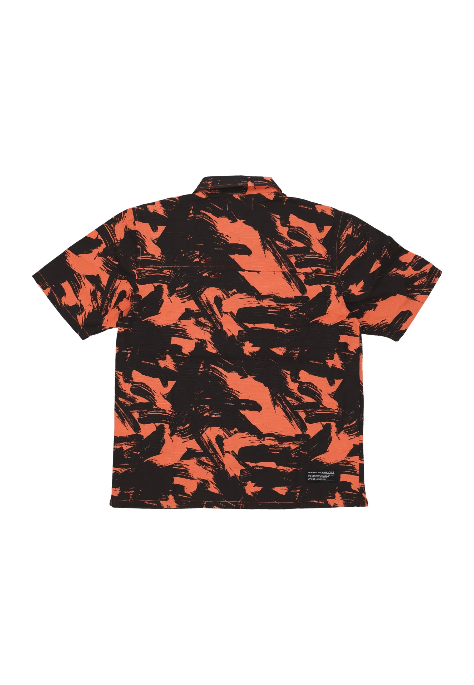 Camicia Manica Corta Uomo Combat Shirt Orange/camo