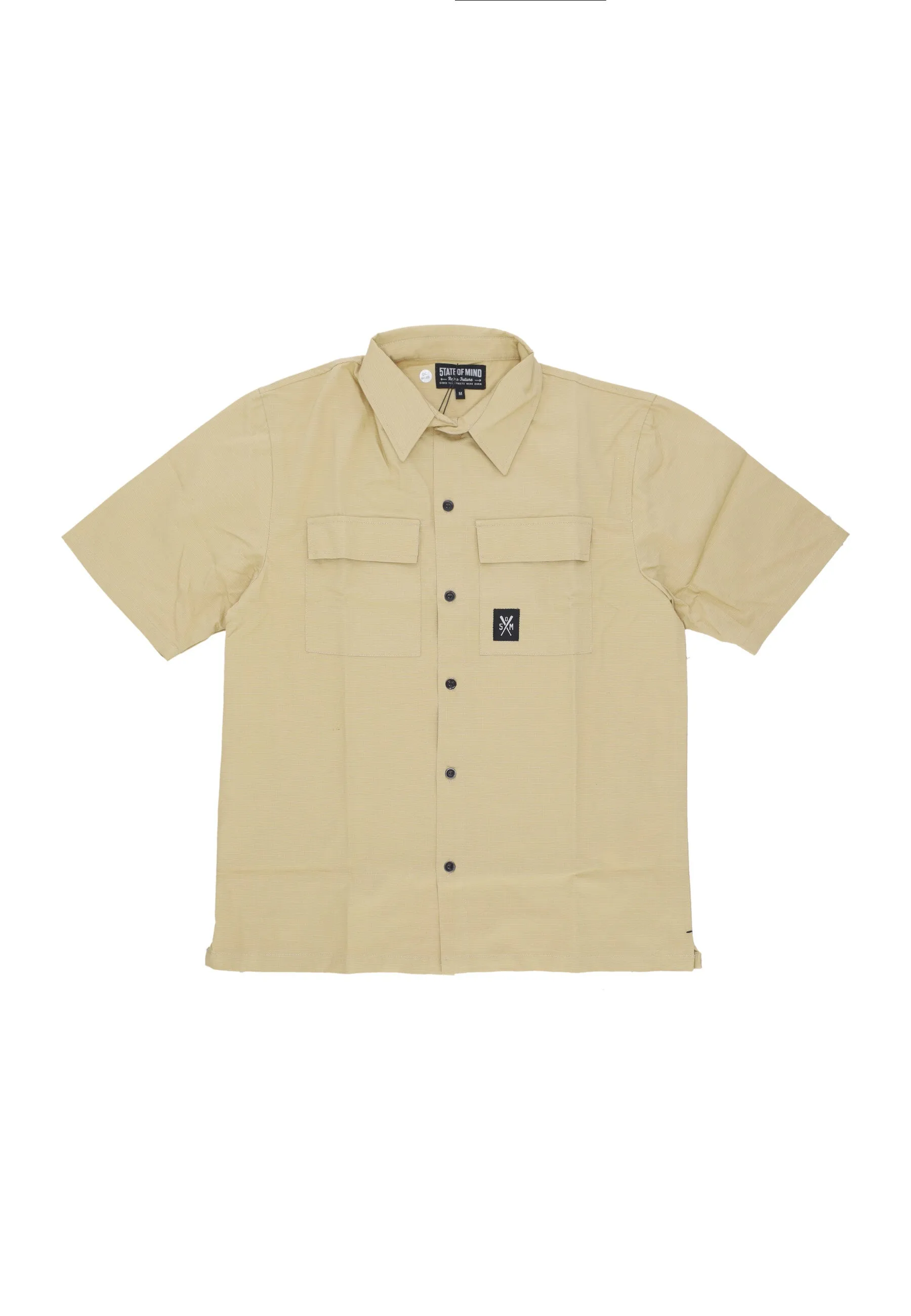 Camicia Manica Corta Uomo Combat Shirt Sand