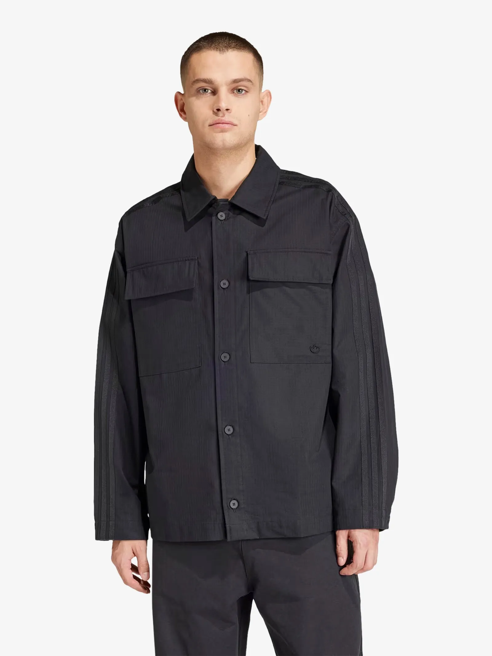 Camicia Premium Essentials+ uomo in cotone nero