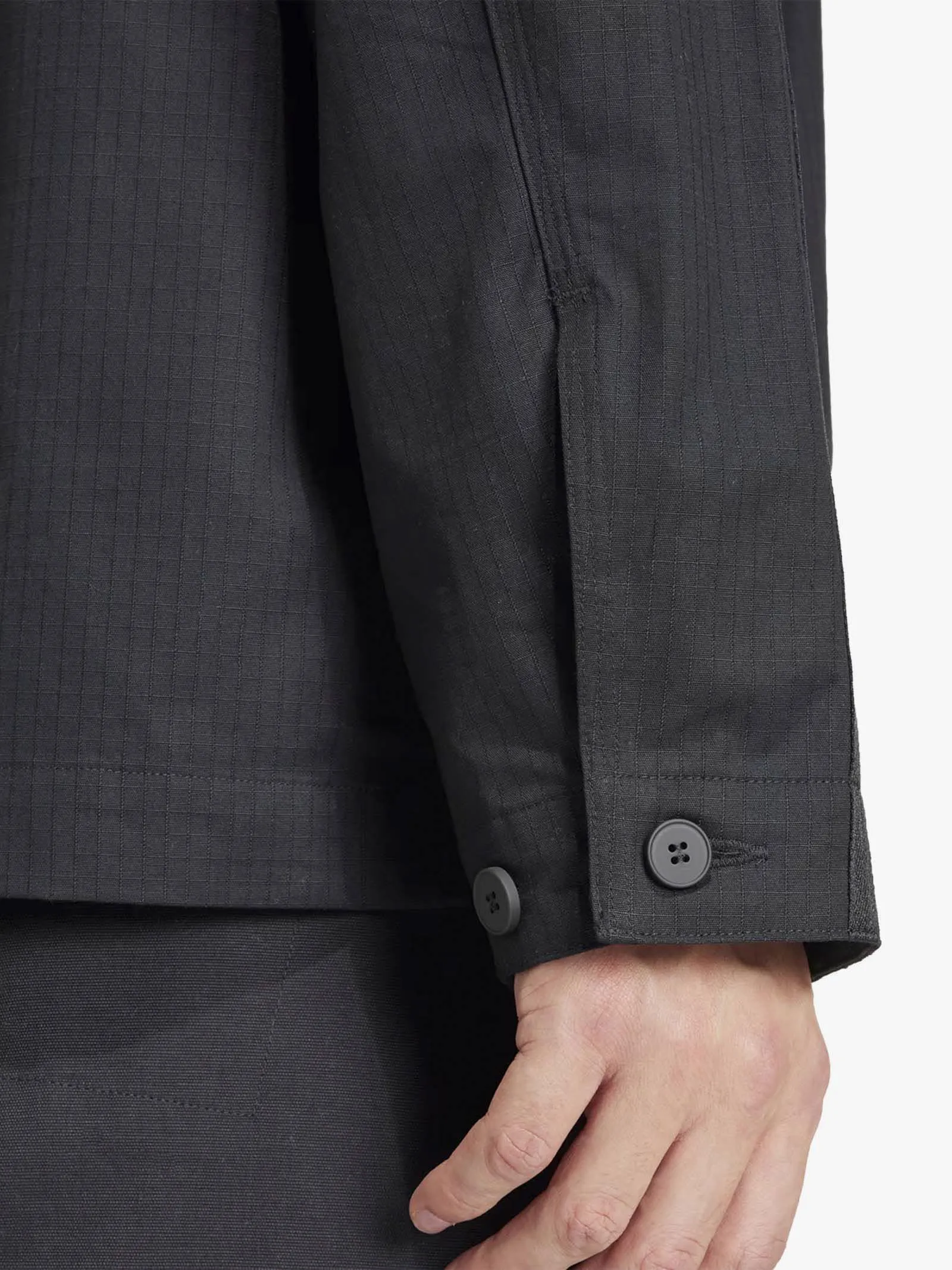 Camicia Premium Essentials+ uomo in cotone nero