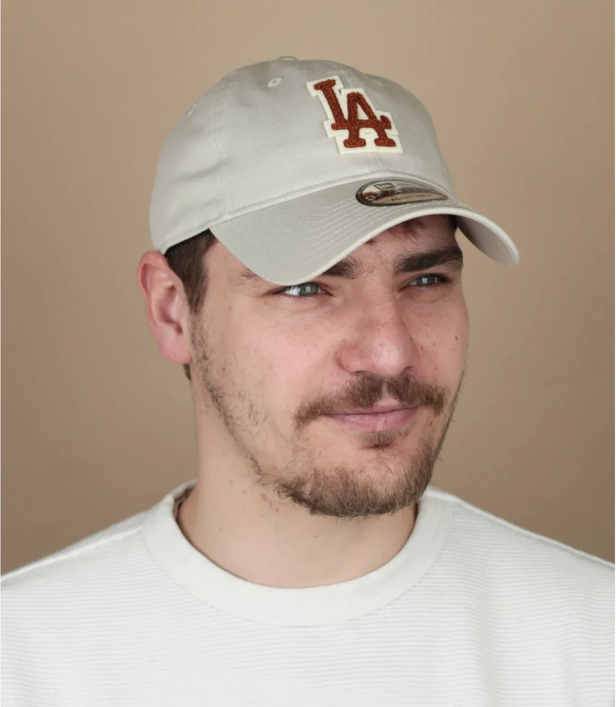 Cappello da baseball LA beigeCappellini Boucle 9Twenty LA stone     