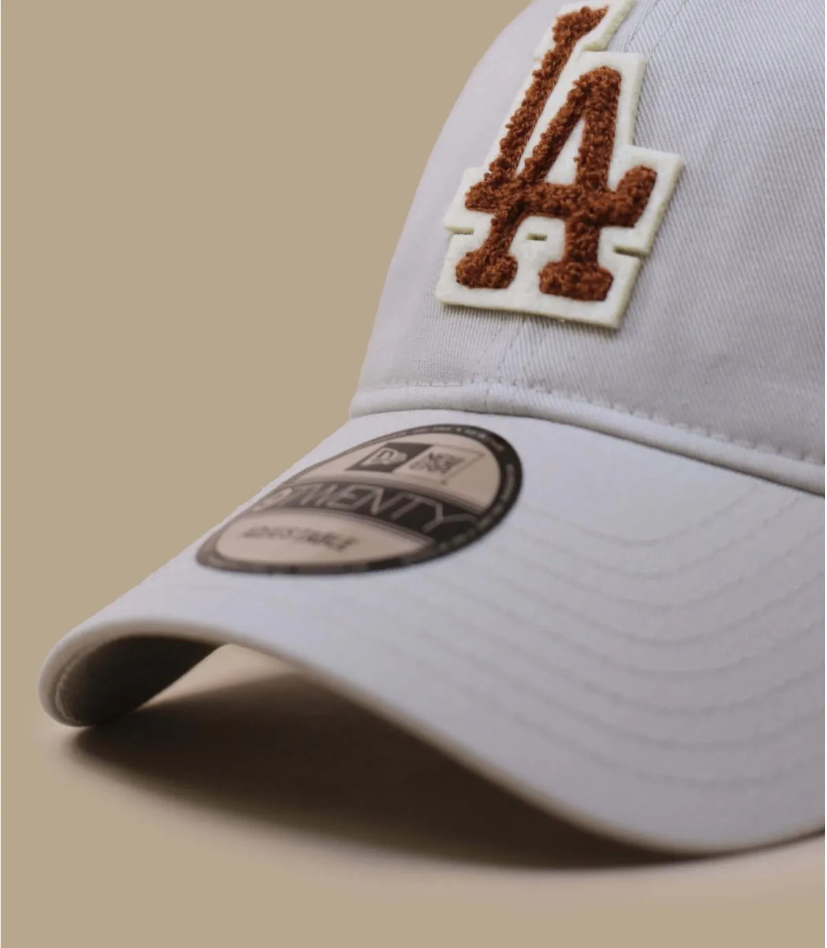 Cappello da baseball LA beigeCappellini Boucle 9Twenty LA stone     