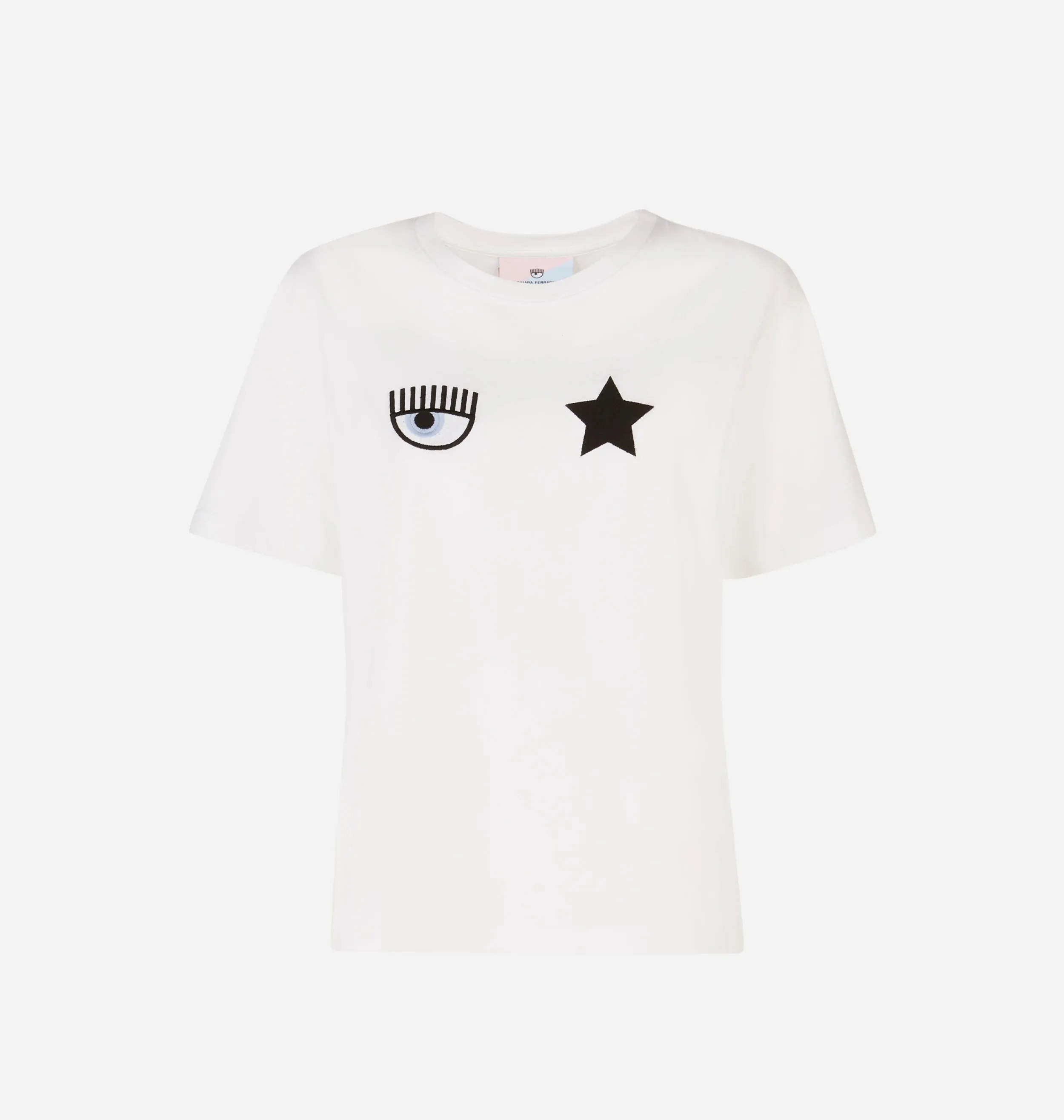 Chiara Ferragni T-Shirt with Embroidery / White
