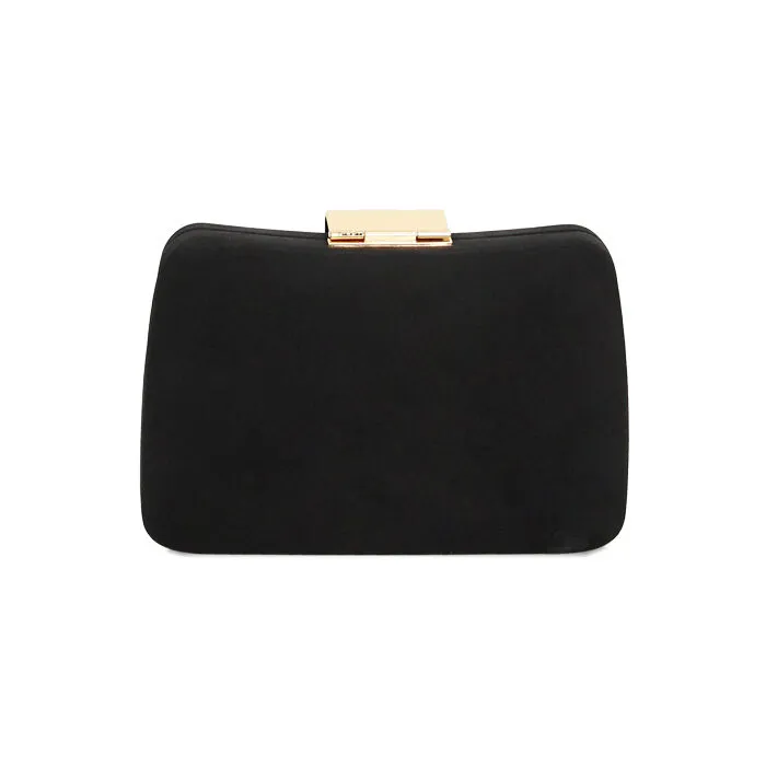 Clutch nera in lycra