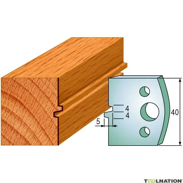 CMT 690.074 Coppia di coltelli profilati altezza 40 mm numero 74