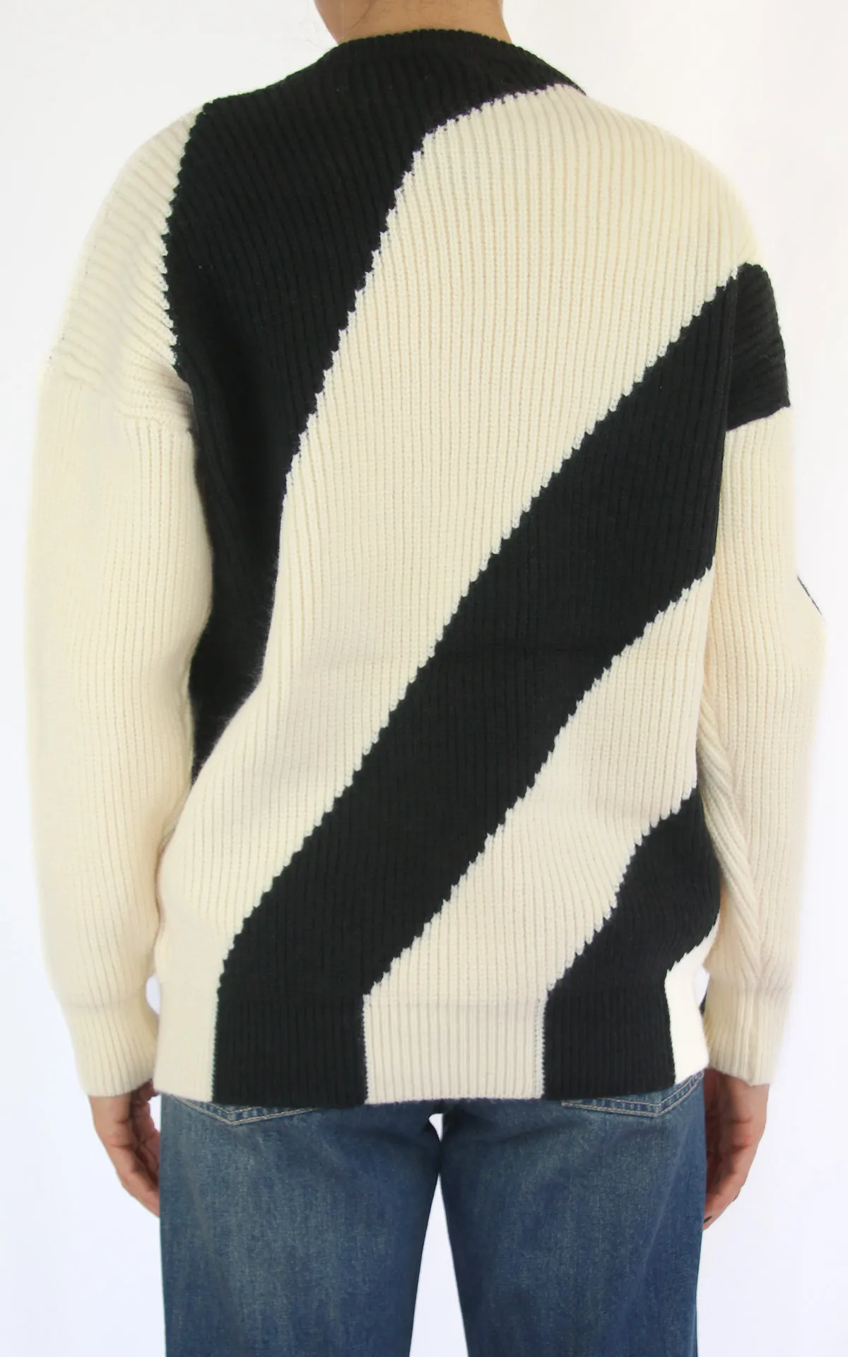 Compania Fantastica – maglia bicolore – burro/nera