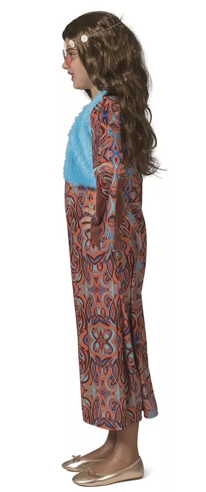 Costume da ragazza hippie Maggie Girl