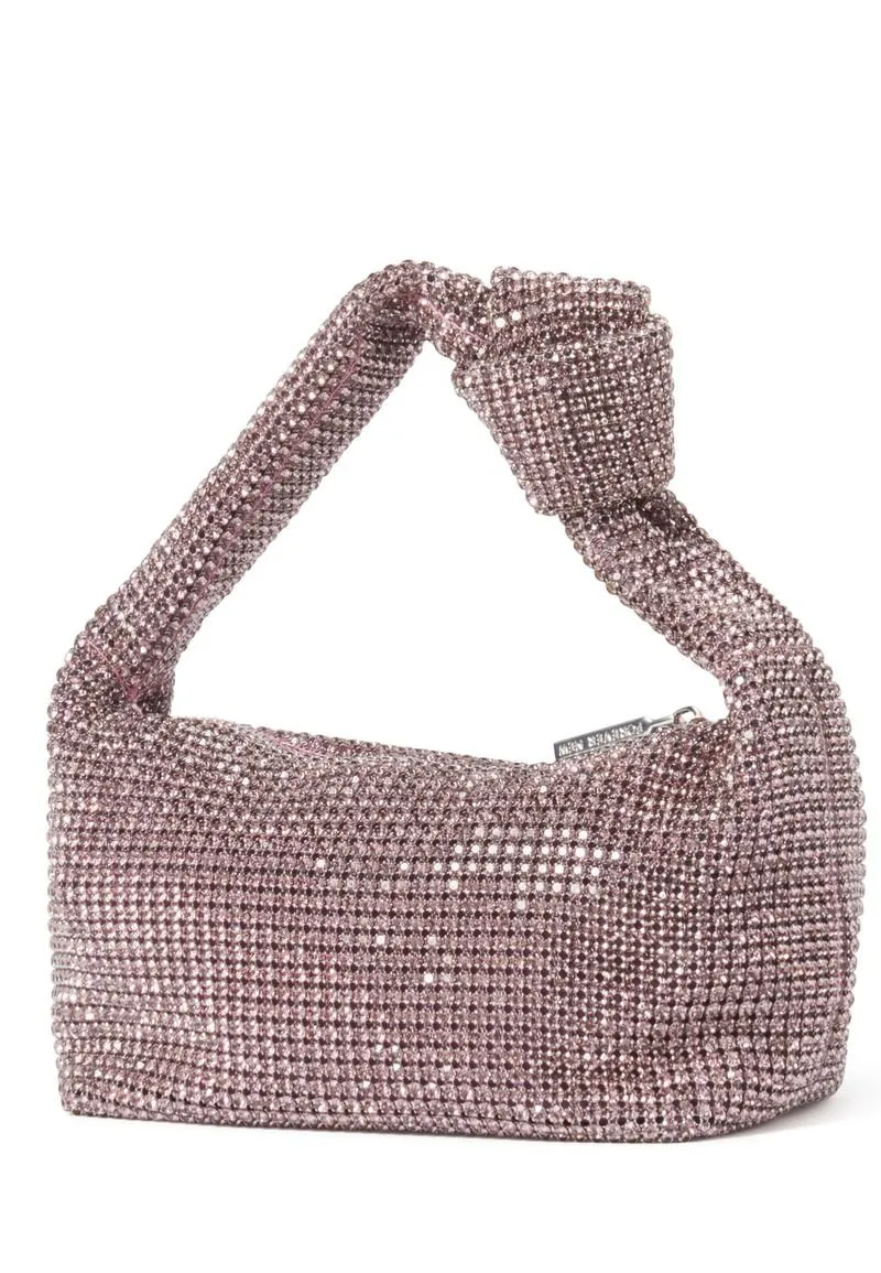 DAPHNE KNOT EMBELLISHED BAG SIGNATURE - Borsa a mano