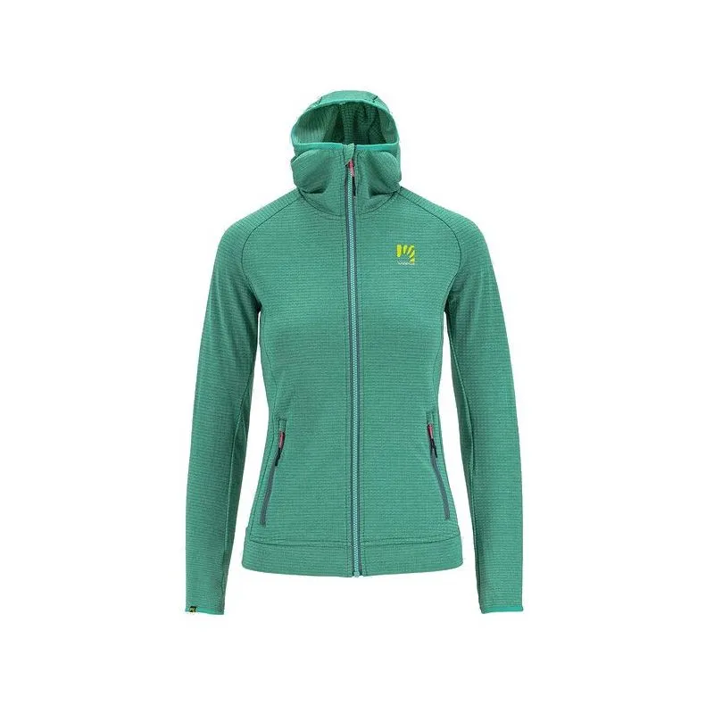 Donna Karpos Ambrizzola Felpa con cappuccio (verde piscina) in pile