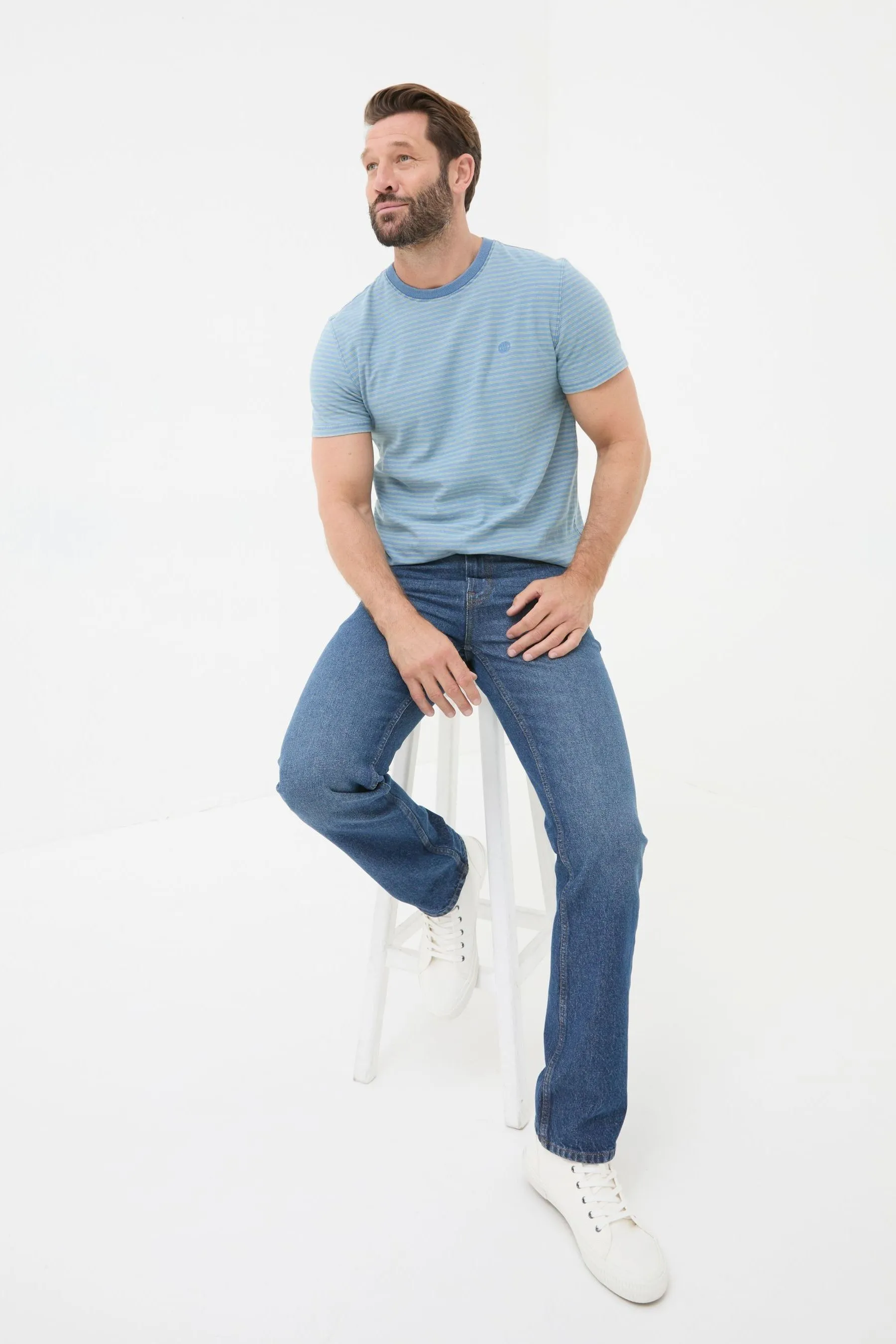 FatFace - Jeans dritta in tessuto riciclato