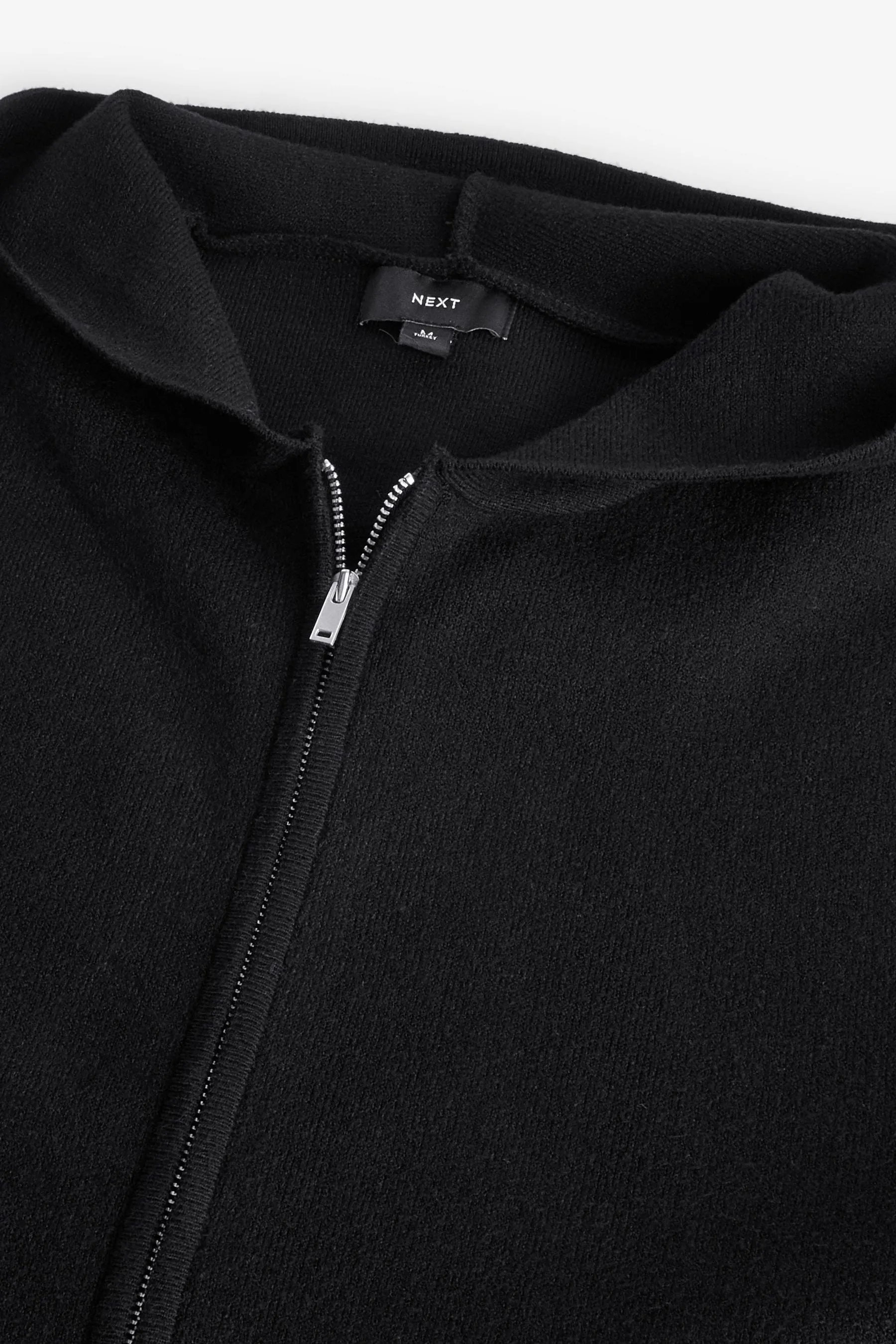 Felpa comoda lavorata a maglia con cappuccio