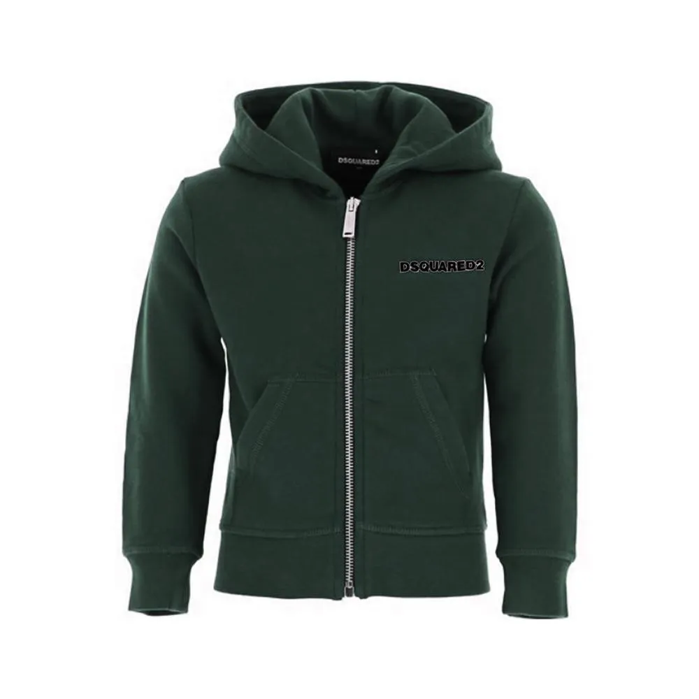  FELPA DSQUARED. VERDE MILITARE 