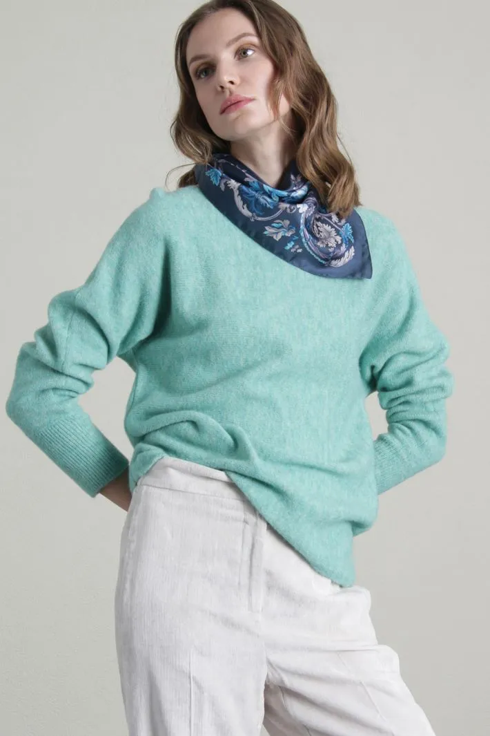 Foulard in twill di seta