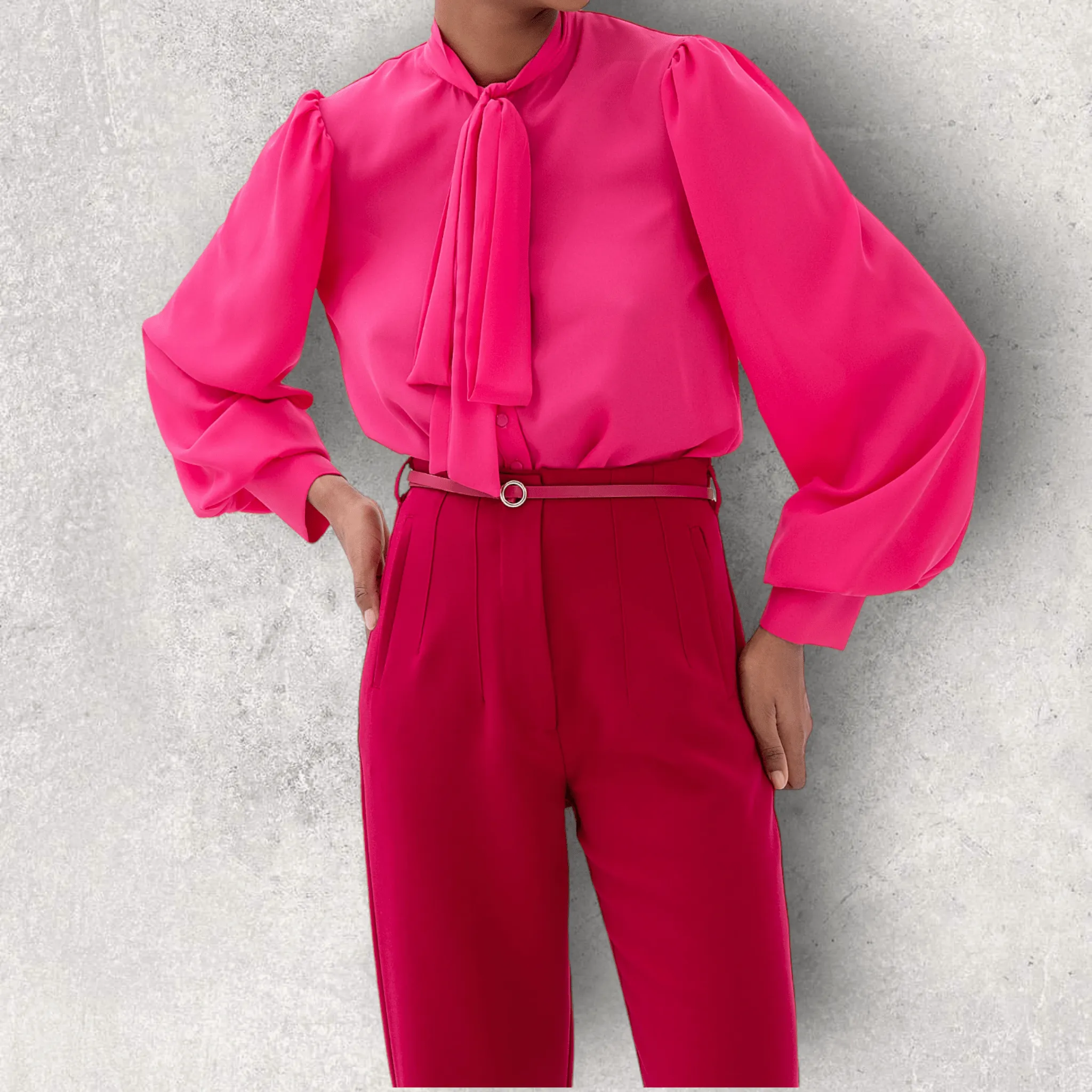 Fracomina – Pantalone fitted in tessuto tecnico